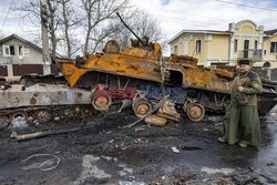 Wojna w Ukrainie - masakra cywilów w Buczy