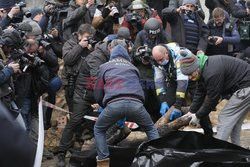 Wojna w Ukrainie - masakra cywilów w Buczy