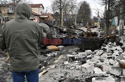 Wojna w Ukrainie - masakra cywilów w Buczy