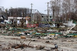 Wojna w Ukrainie - masakra cywilów w Buczy