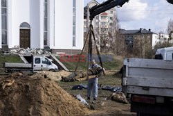 Wojna w Ukrainie - masakra cywilów w Buczy