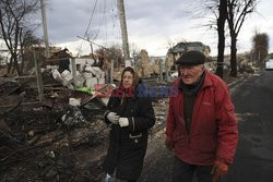 Wojna w Ukrainie - masakra cywilów w Buczy