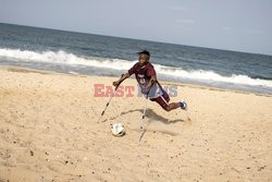 Amp futbol w Sierra Leone - AFP