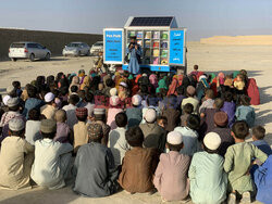 Mobilna szkoła w Afganistanie