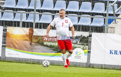 Mecz Klub Wybitnego Reprezentanta Polski - Reprezentacja Artystów Polskich w Ostródzie