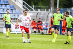 Mecz Klub Wybitnego Reprezentanta Polski - Reprezentacja Artystów Polskich w Ostródzie