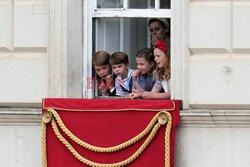 Platynowy Jubileusz Elżbiety II - balkon