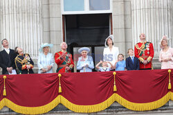 Platynowy Jubileusz Elżbiety II - balkon