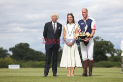 Książe William i księżna Kate na zawodach polo