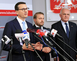 Konferencja Mateusza Morawieckiego w Gorzowie Wielkopolskim