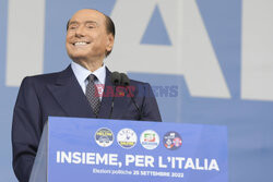 Meloni i Berlusconi łączą siły podczas kampani wyborczej