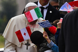 Papież Franciszek na spotkaniu z młodzieżą w Asyżu