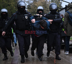 Protesty antywojenne i aresztowania w Rosji