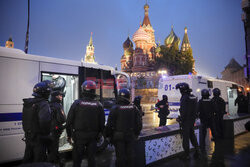 Protesty antywojenne i aresztowania w Rosji