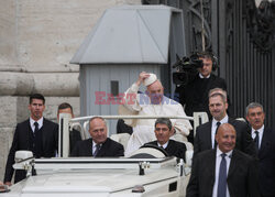 Papież Franciszek na audiencji generalnej