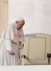 Papież Franciszek na audiencji generalnej