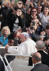 Papież Franciszek na audiencji generalnej