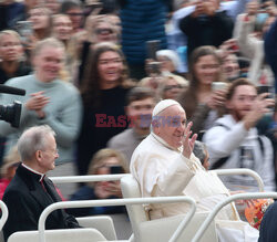 Papież Franciszek na audiencji generalnej