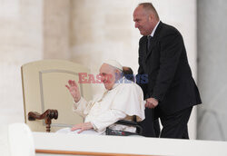 Papież Franciszek na audiencji generalnej