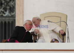 Papież Franciszek na audiencji generalnej