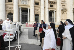 Papież Franciszek na audiencji generalnej