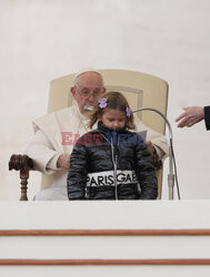 Papież Franciszek na audiencji generalnej