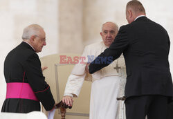 Papież Franciszek na audiencji generalnej