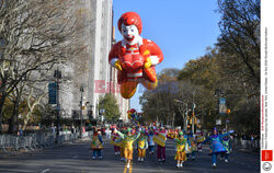 Balony podczas parady Macy's