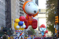 Balony podczas parady Macy's