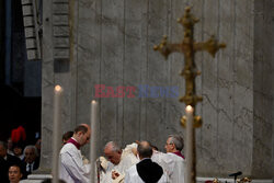 Papież Franciszek przewodniczy noworocznej mszy w bazylice Św. Piotr