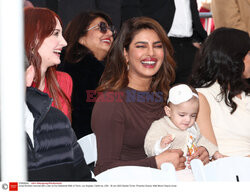 Priyanka Chopra pokazała córeczkę na ceremonii Walk of Fame