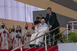 Papież Franciszek  w podróży apostolskiej do Konga