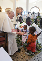 Papież Franciszek  w podróży apostolskiej do Konga