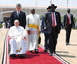 Papież Franciszek przybył do Sudanu Południowego