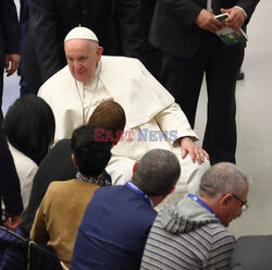 Papież Franciszek przyjął uchodźców na audiencji