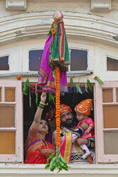 Procesja Gudi Padwa w Mumbaju