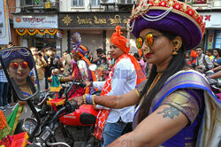 Procesja Gudi Padwa w Mumbaju