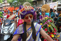 Procesja Gudi Padwa w Mumbaju