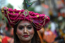 Procesja Gudi Padwa w Mumbaju