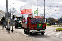 Protest Rolników w Szczecinie