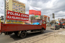 Protest Rolników w Szczecinie