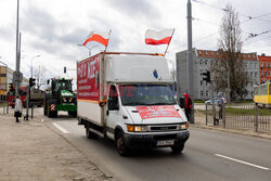 Protest Rolników w Szczecinie