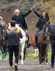 Andrea Bocelli na koniu