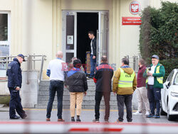 Protest górników w Warszawie