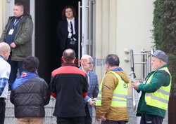 Protest górników w Warszawie