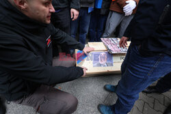 Protest górników w Warszawie