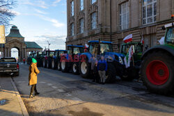 Protest Rolników w Szczecinie