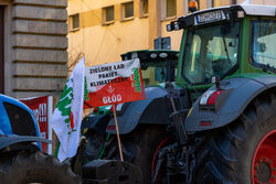 Protest Rolników w Szczecinie