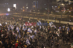 Izrael - protest przeciw radykalnym reformom