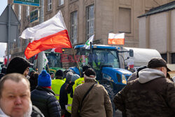 Protest Rolników w Szczecinie